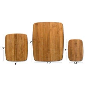 Difference Size 3 PCS/Set Bamboo Cutting Board For Kitchen For Choice